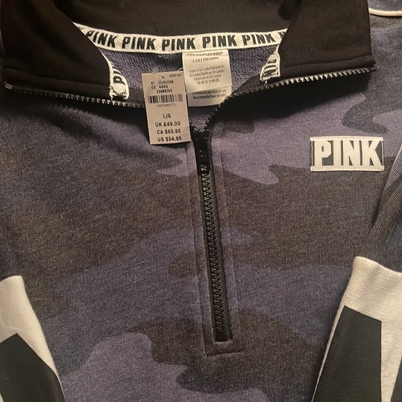 PINK large sweatshirt with pockets - Picture 2 of 3